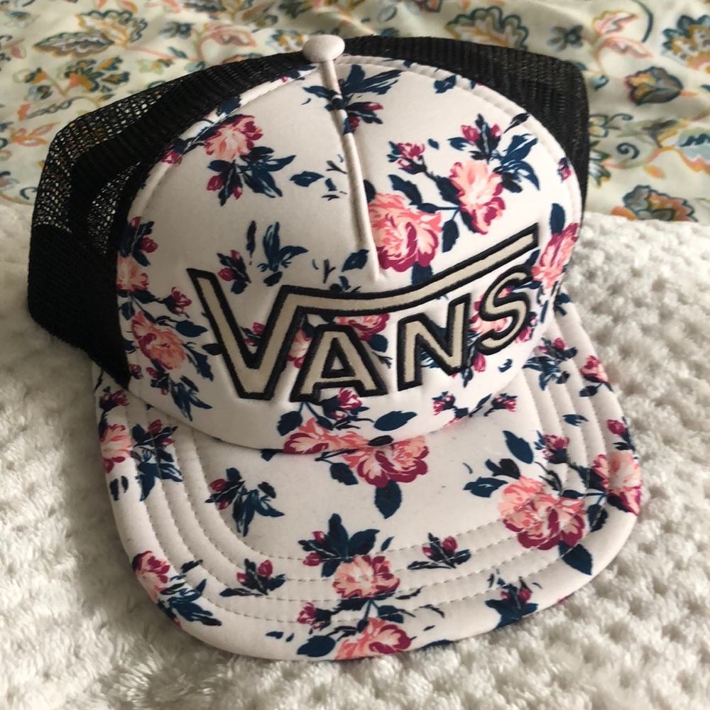 Cute floral vans hat
